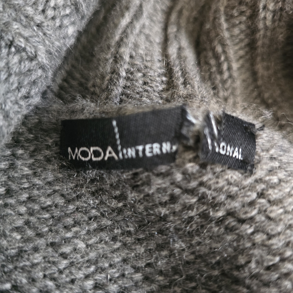 Moda International Charcoal Knit Top